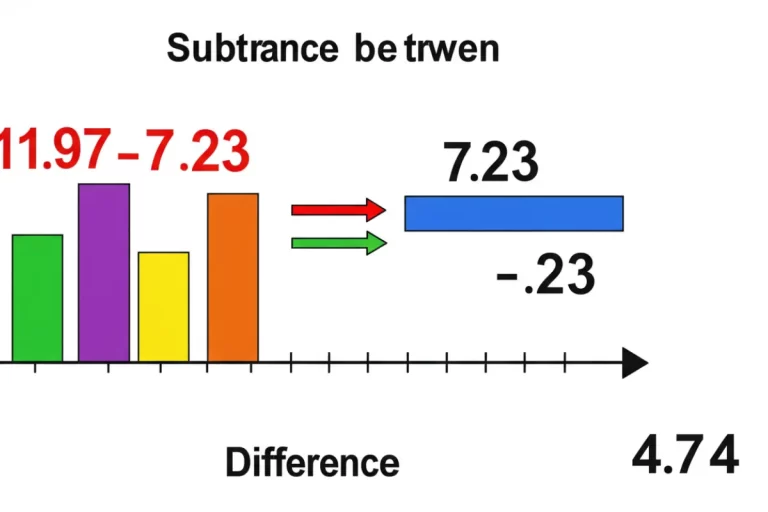 what is the difference between 11.97 and 7.23? Find Out Here!