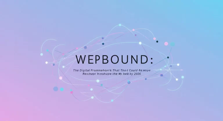Wepbound: The Digital Framework That Could Reshape the Web by 2026