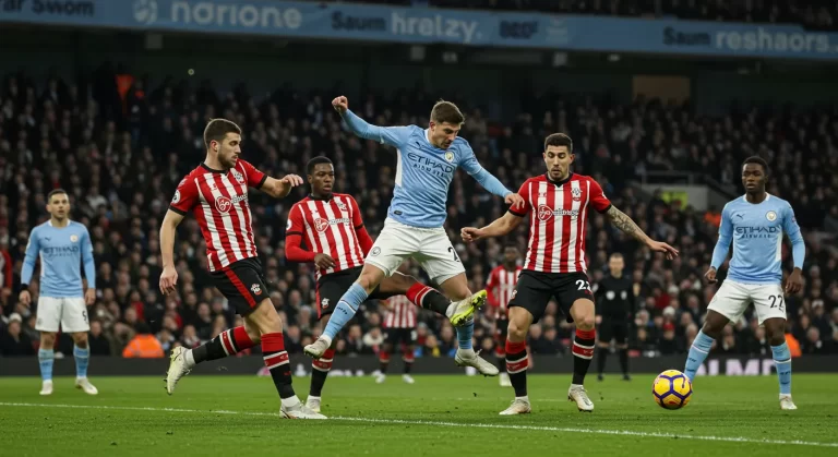 man city vs southampton f.c. stats
