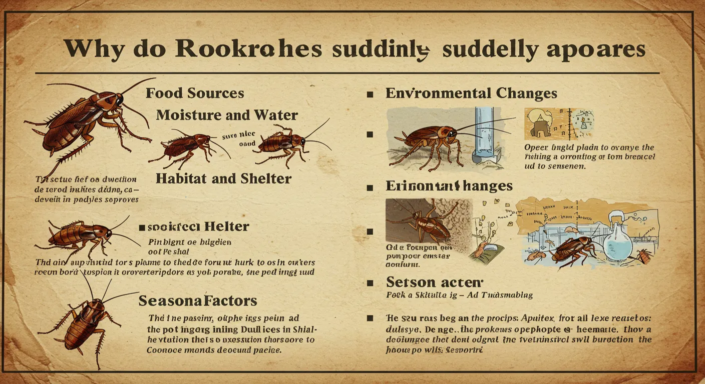 Why Do Cockroaches Suddenly Appear? Understanding the Unexpected Visitors