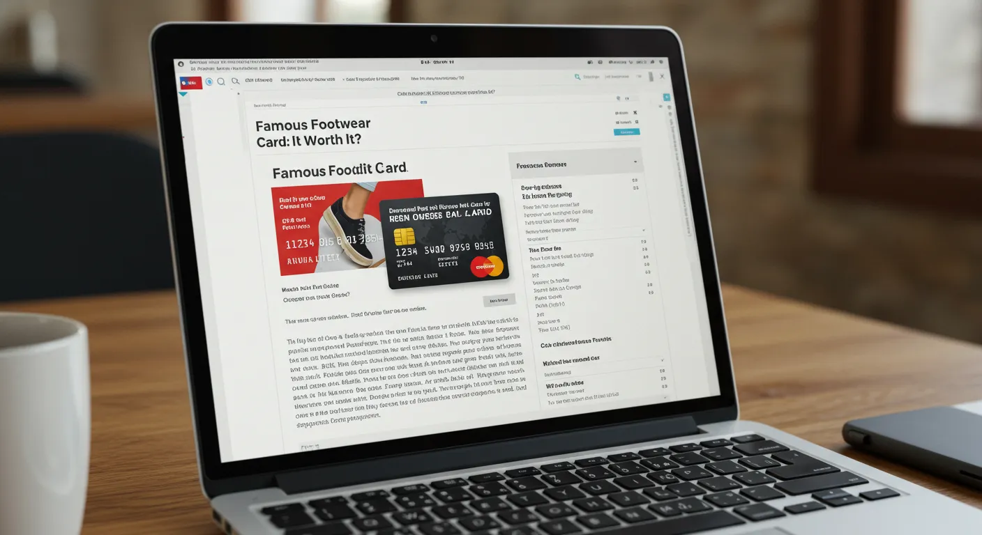 famous footwear credit card