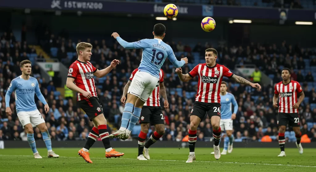 man city vs southampton f.c. stats