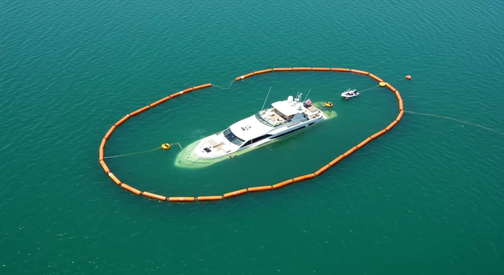 Rescue operations intensify around the overturned $8 million yacht.